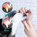 2PCS Pet Toothbrush Double for Dogs Cats Puppies Oral Hygiene Teeth Cleaning - Yellow