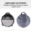 Foldable Pet Car Carrier Bag Breathable Travel Tent Portable Kennel for Transport - Grey