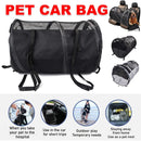 Foldable Pet Car Carrier Bag Breathable Travel Tent Portable Kennel for Transport - Grey
