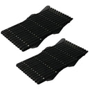 2pcs Retractable Car Window Guardrail for Dogs Cats Pet Barrier Fence - 24cmx17.5cm