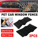 2pcs Retractable Car Window Guardrail for Dogs Cats Pet Barrier Fence - 24cmx17.5cm