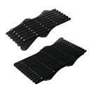 2pcs Retractable Car Window Guardrail for Dogs Cats Pet Barrier Fence - 24cmx17.5cm