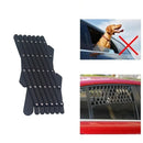 2pcs Retractable Car Window Guardrail for Dogs Cats Pet Barrier Fence - 24cmx17.5cm