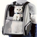 Large Foldable Breathable Portable Cat Dog Bag Outdoor Shoulder Pet Backpack - Blue