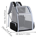 Large Foldable Breathable Portable Cat Dog Bag Outdoor Shoulder Pet Backpack - Pink