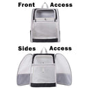 Large Foldable Breathable Portable Cat Dog Bag Outdoor Shoulder Pet Backpack - Pink