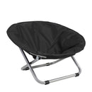 Folding Pet Bed Chair Portable Round Dog Bed Cat Bed Cushion for Pets Indoor Use - Black