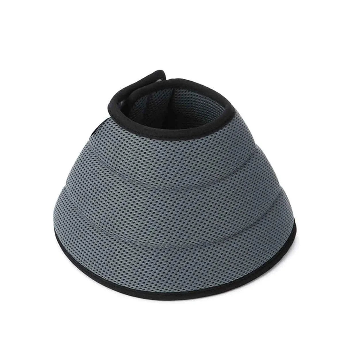 Elizabethan Collar Anti Licking Biting Pet Collar for Cats and Dogs Recovery Use - Grey-Size2