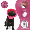 Elizabethan Collar Anti Licking Biting Pet Collar for Cats and Dogs Recovery Use - Grey-Size2