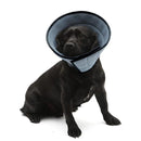 Elizabethan Collar Anti Licking Biting Pet Collar for Cats and Dogs Recovery Use - Grey-Size4