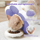 Elizabethan Cat Recovery Collar Anti Licking Pet Cone Protective Neck Ring - Purple-L