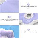 Elizabethan Cat Recovery Collar Anti Licking Pet Cone Protective Neck Ring - Purple-L