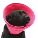 Elizabethan Collar Anti Licking Biting Pet Collar for Cats and Dogs Recovery Use - Rose Red-Size4