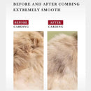 T Type Pet Grooming Rake Comb Stainless Steel for Dogs Cats Hair Length Control - Grey