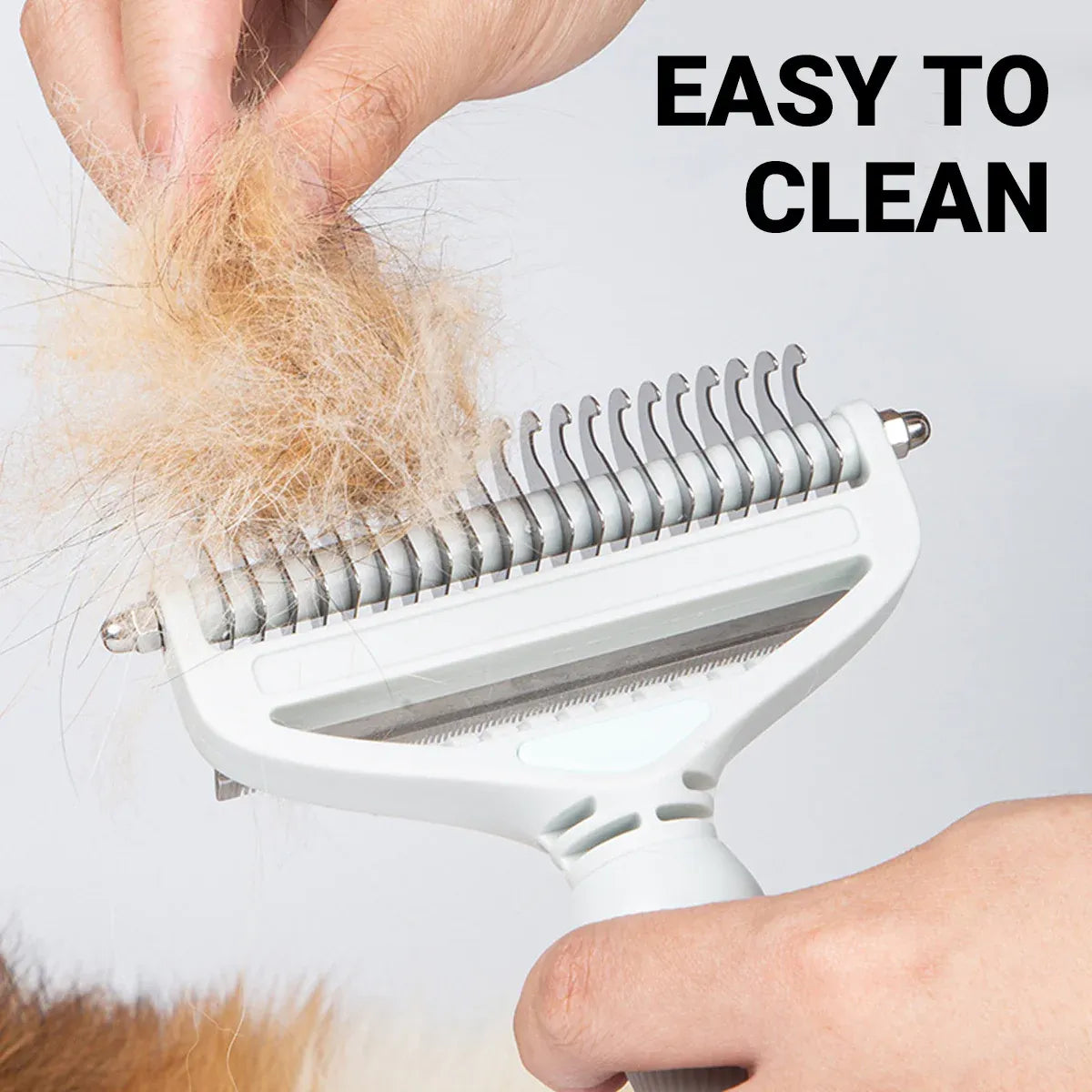 Pet Grooming Brush Hair Removal Anti Tangle Cat Dog Home Detangling Comb Pets - L