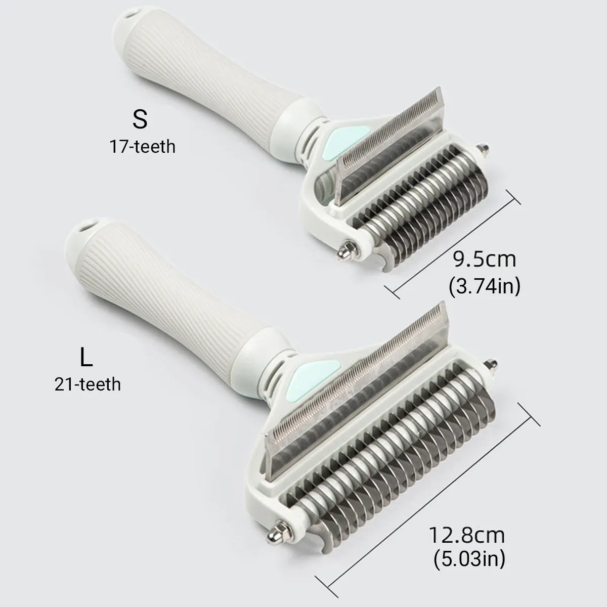 Pet Grooming Brush Hair Removal Anti Tangle Cat Dog Home Detangling Comb Pets - S
