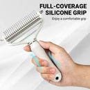 Pet Grooming Brush Hair Removal Anti Tangle Cat Dog Home Detangling Comb Pets - S