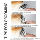 Pet Grooming Brush Hair Removal Anti Tangle Cat Dog Home Detangling Comb Pets - S