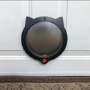 Cat Ear Pet Door for Cats and Dogs Easy In and Out Access Durable Pet Supplies - White