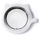 Cat Ear Pet Door for Cats and Dogs Easy In and Out Access Durable Pet Supplies - White