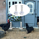 Hanging Chicken Feeder Automatic Refill Chicken Feeder for Hens Poultry Farm