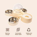 Cat and Small Dog Feeding and Water Station with 1500ml Water Dispenser