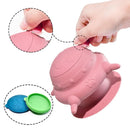 Silicone Pet Feeding Device Anti-choking Bionic Breast-feeding Water Feeder - Blue