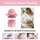 Silicone Pet Feeding Device Anti-choking Bionic Breast-feeding Water Feeder - Pink