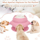Silicone Pet Feeding Device Anti-choking Bionic Breast-feeding Water Feeder - Pink