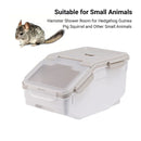 Large Capacity Cat Food Storage Bin Airtight Moisture Proof For Indoor Pet Use