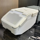 Large Capacity Cat Food Storage Bin Airtight Moisture Proof For Indoor Pet Use