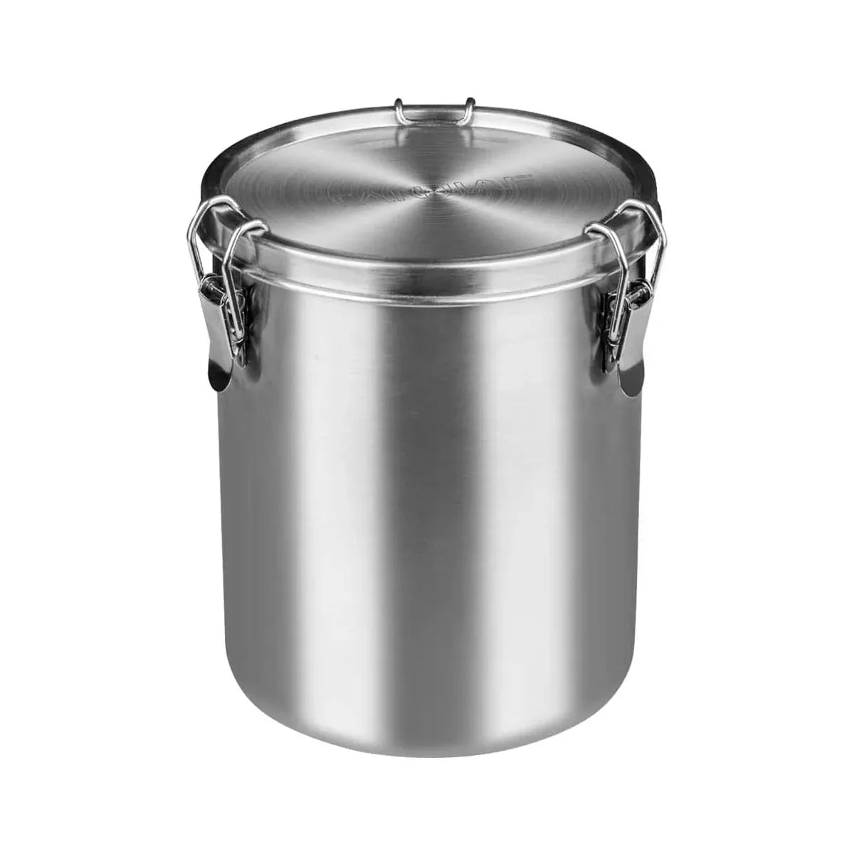 Stainless Steel Pet Food Storage Bucket Dog Cat Grain Container Bin Kitchen - 2500ml
