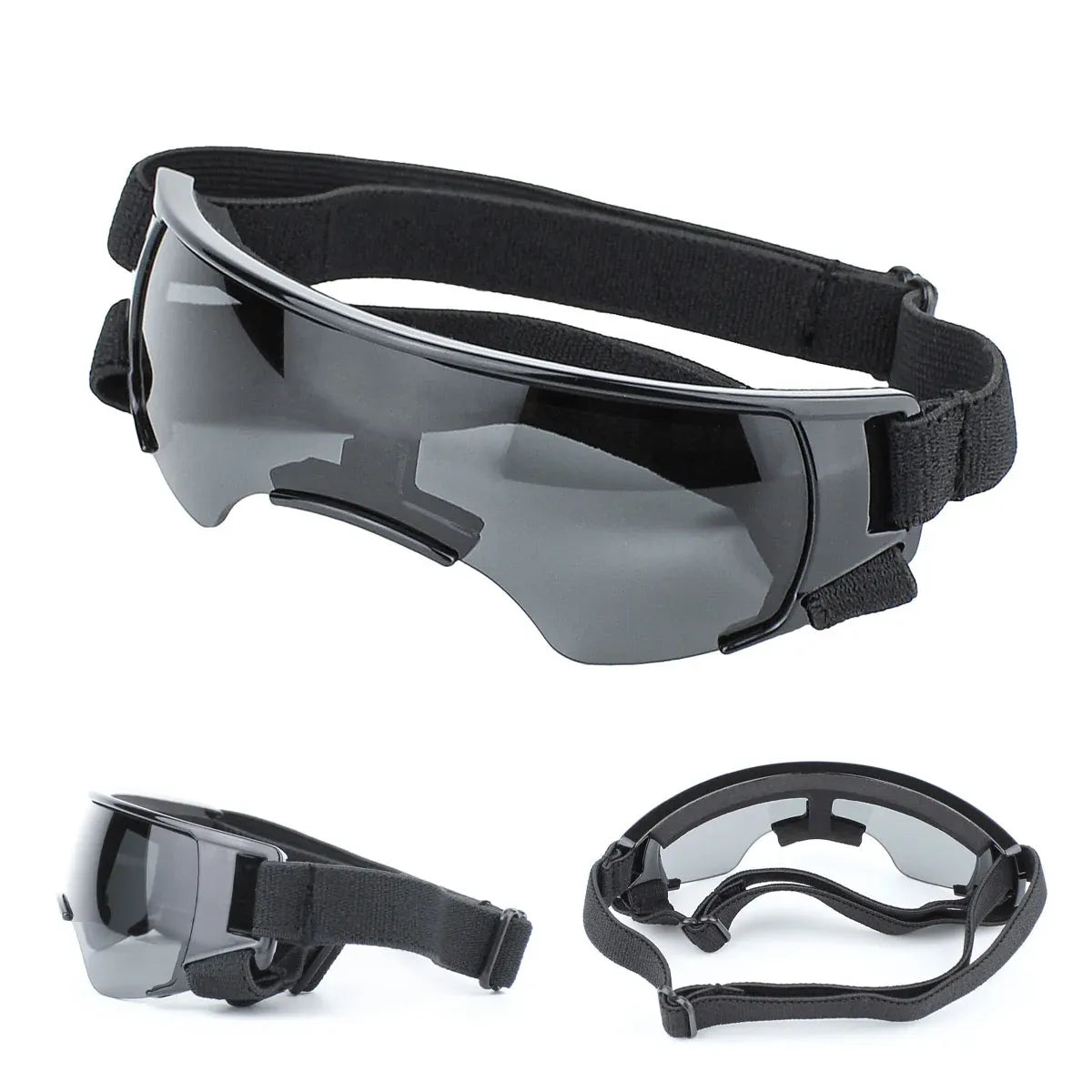 Pet Dog Sunglasses Goggles UV Eye Shield for Small Dogs Outdoor Travel Sunshade - Gold