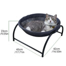 Hanging Bed Pet Litter Basket Cozy Cat Hammock Durable Comfortable Sleeping Spot - Black