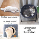 Hanging Bed Pet Litter Basket Cozy Cat Hammock Durable Comfortable Sleeping Spot - Black