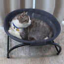 Hanging Bed Pet Litter Basket Cozy Cat Hammock Durable Comfortable Sleeping Spot - Grey