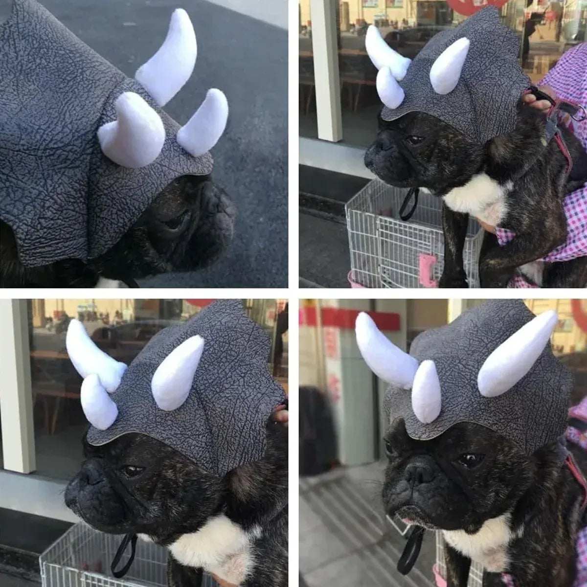 Pet Dinosaur Hat Costume Cute Animal Costume Headwear Durable Soft Comfortable
