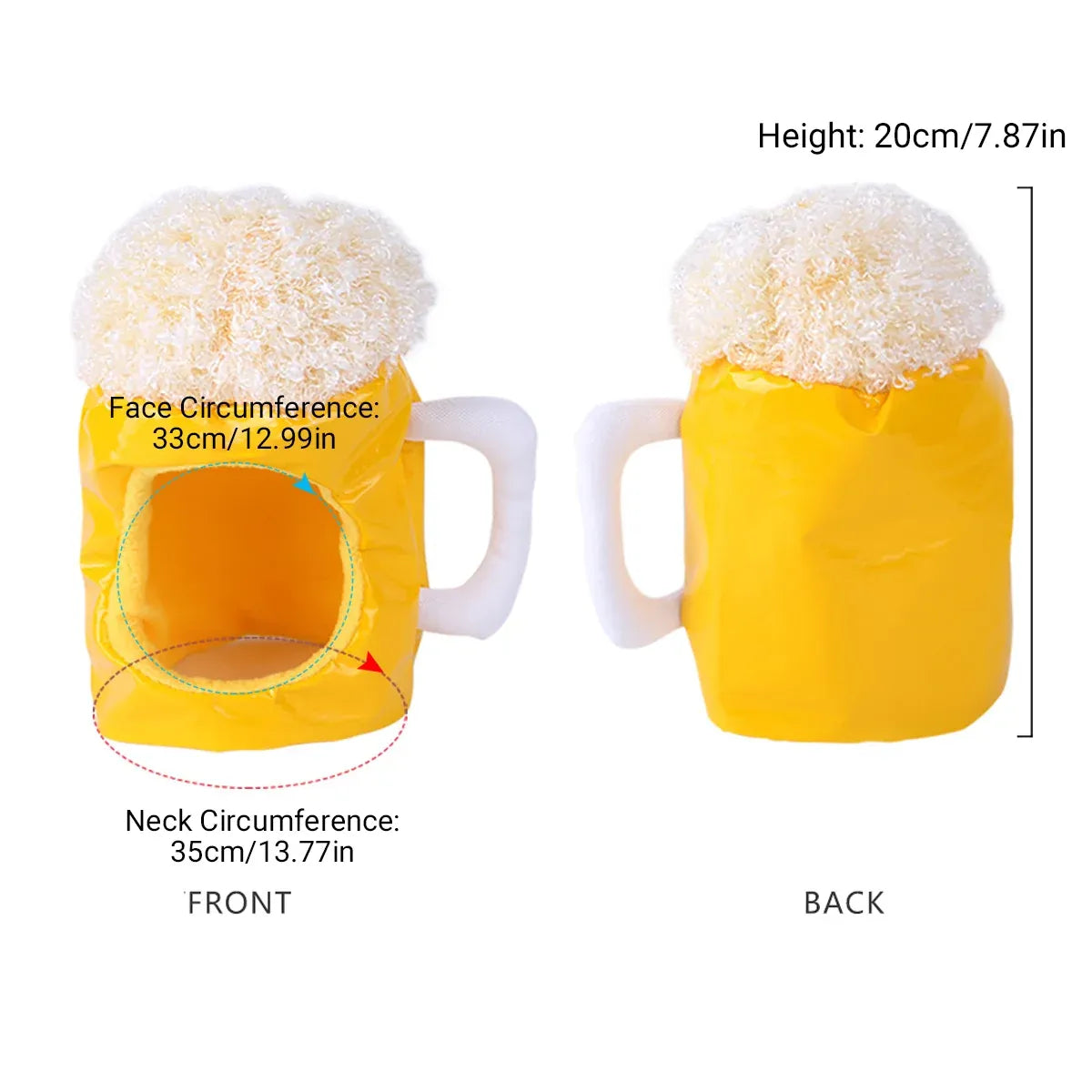 Pet Beer Style Hat Headpiece Pet Funny Feadgear Fun Pet Fecoration for Pet