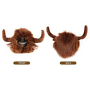 Pet Horn Wigs Headwear Adjustable for Dogs Cats Soft Comfortable Decoration - M