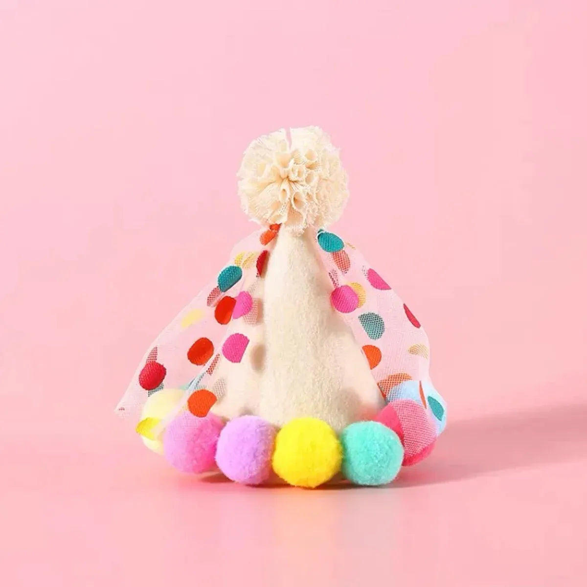 Dog Cat Birthday Dress Bib Felt Hat Party Supplies Drool Towel for Pet Parties - L