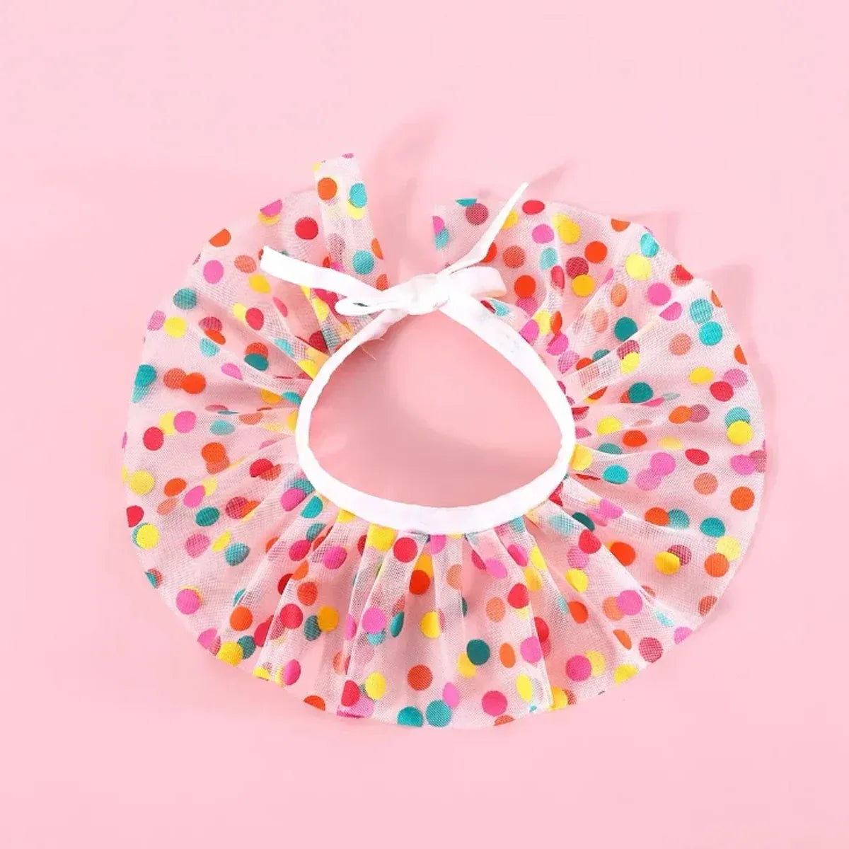 Dog Cat Birthday Dress Bib Felt Hat Party Supplies Drool Towel for Pet Parties - L