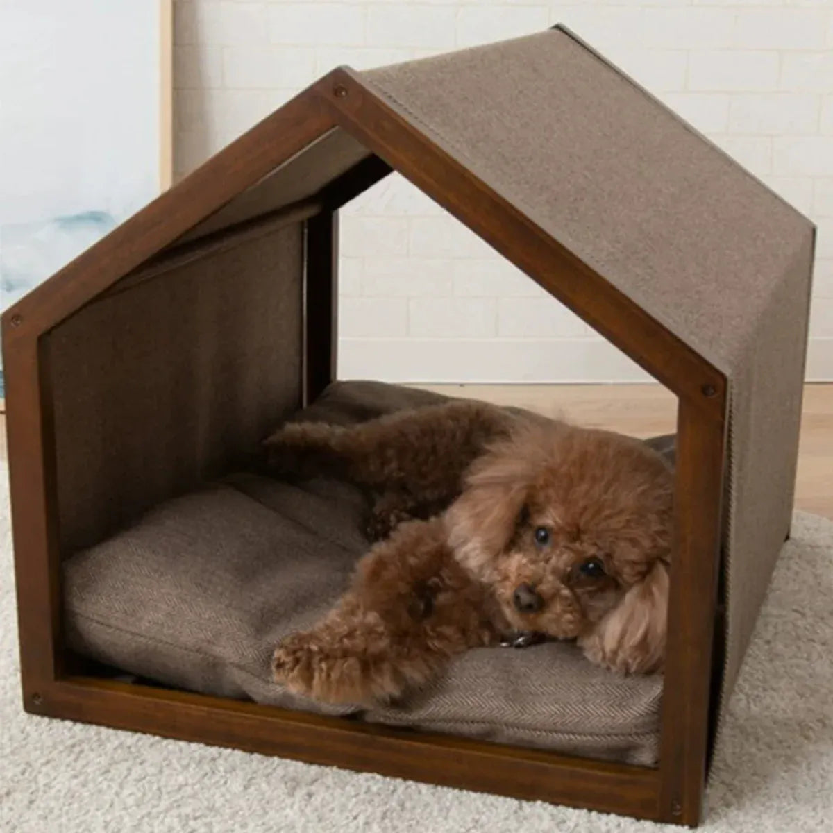 Cat Dog Pet Tent House Pet Bed Kitten Puppy Soft Comfortable Indoor Outdoor