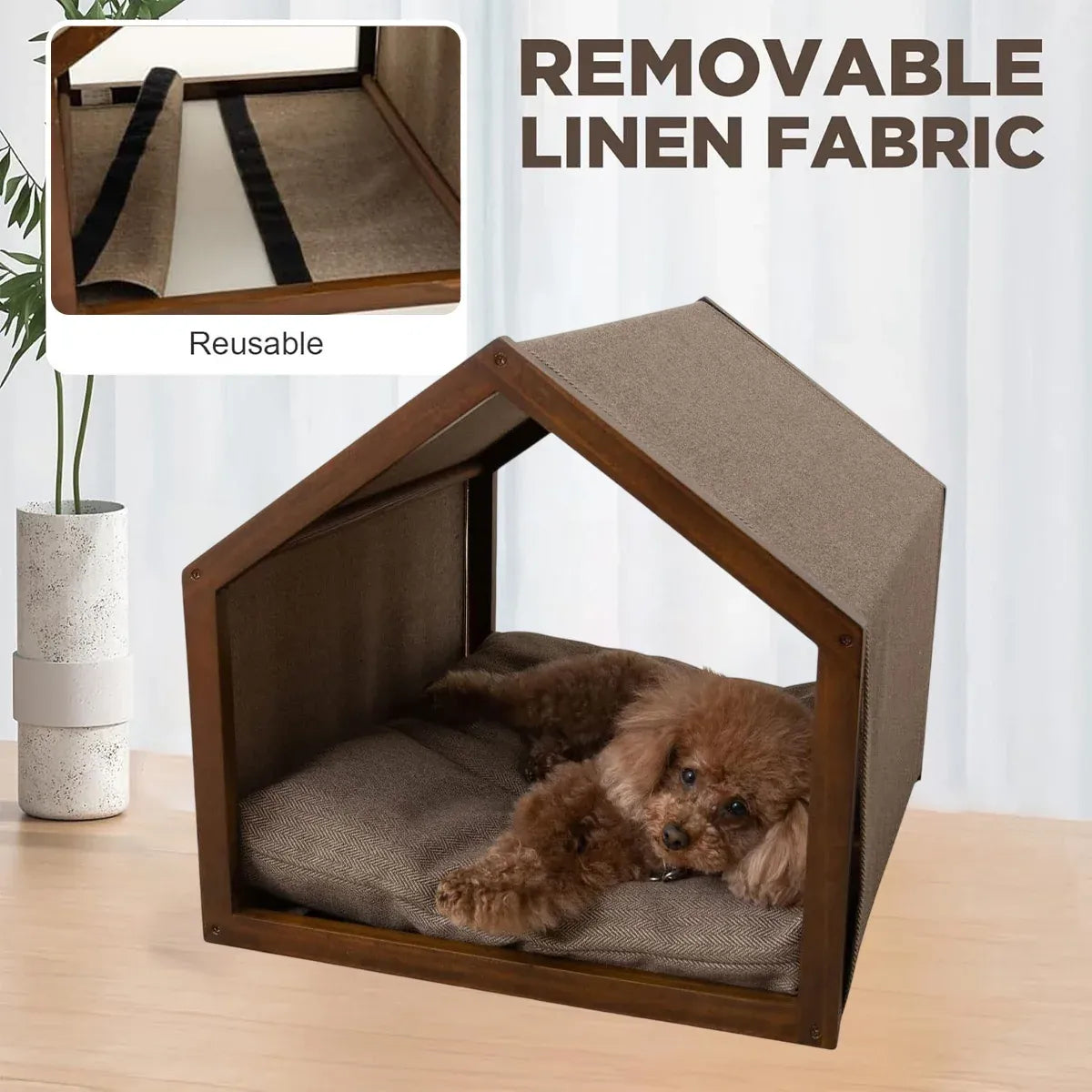 Cat Dog Pet Tent House Pet Bed Kitten Puppy Soft Comfortable Indoor Outdoor