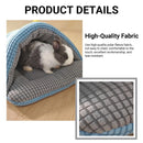 Pet Kennel Sleeping Bag Semi Enclosed Bed for Small Animals Cats and Puppies - Grey