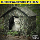 Waterproof Outdoor Cat Nest Stray Pet Hiding Nest Simple Dog House Shelter Bed - L