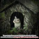 Waterproof Outdoor Cat Nest Stray Pet Hiding Nest Simple Dog House Shelter Bed - M