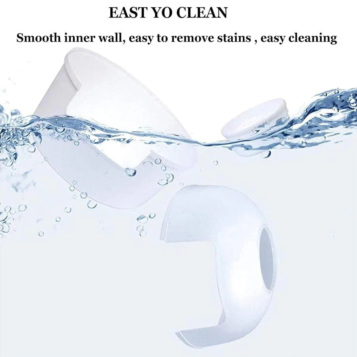Plastic Pet Kennel Small Dog Cat Litter Box Teddy Villa Easy Clean Hair Guard - White
