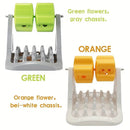 Roller Type Leaky Slow Food Toy Automatic Feeders for Dogs Interactive Playtime - Orange