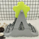 Roller Type Leaky Slow Food Toy Automatic Feeders for Dogs Interactive Playtime - Orange