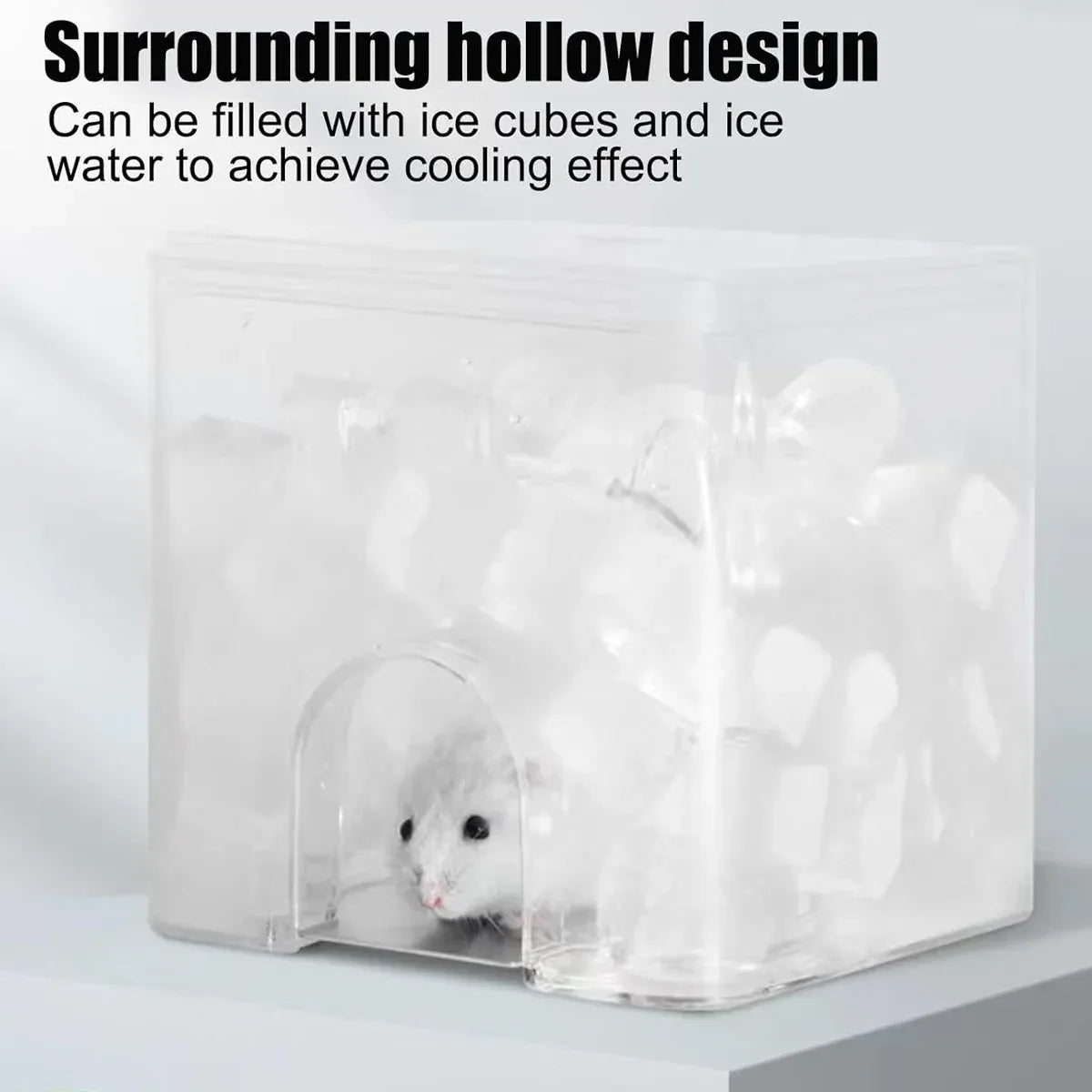 Small Pet Cooling Nest Hamster Ice House Summer Heat Relief Shelter Accessory